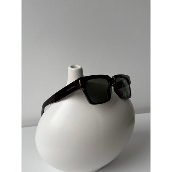 NEW Saint Laurent SL732 Vadim Black Square Sunglasses - Picture 10 of 11